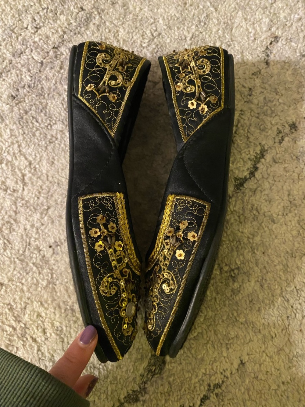 No Boundaries Y2K Sequin Ballet Flats Size 7.5 - Picture 5 of 7